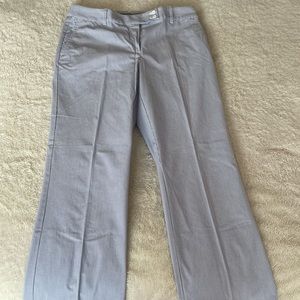 Liz Claiborne blue white striped pants